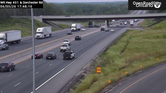 Highway 401 at Dorchester Road