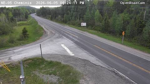 Highway 66 near Quebec border