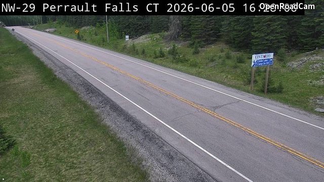 Highway 105 near Perrault Falls