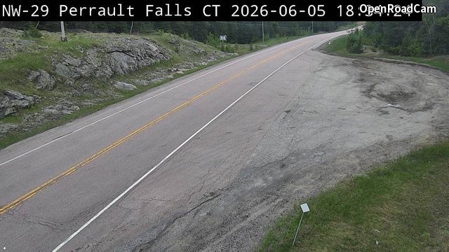 Highway 105 near Perrault Falls