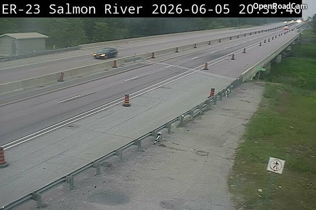 Highway 401 at Salmon River Bridge