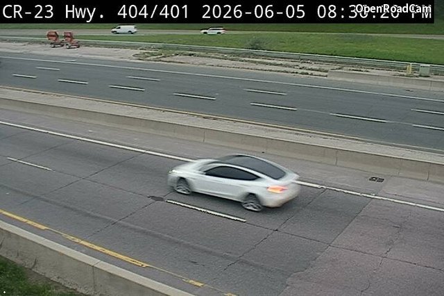 Highway 404 near Highway 401