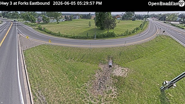 Highway 3 at Forks Road