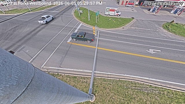 Highway 3 at Forks Road