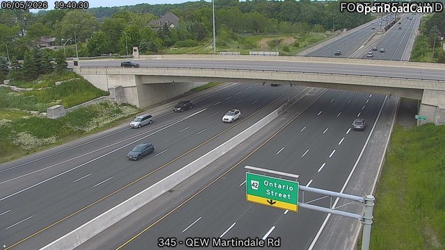 QEW near Martindale Road