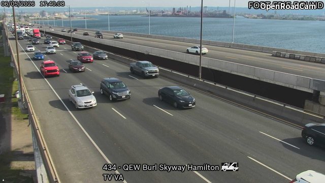 QEW Burlington Skyway - Hamilton Side