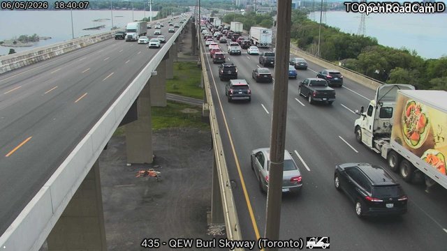 QEW Burlington Skyway - Toronto Side