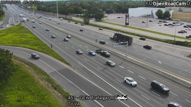 QEW near Trafalgar Road