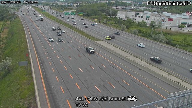 QEW East of Brant Street