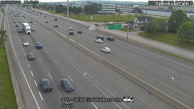 QEW East of Walkers Line