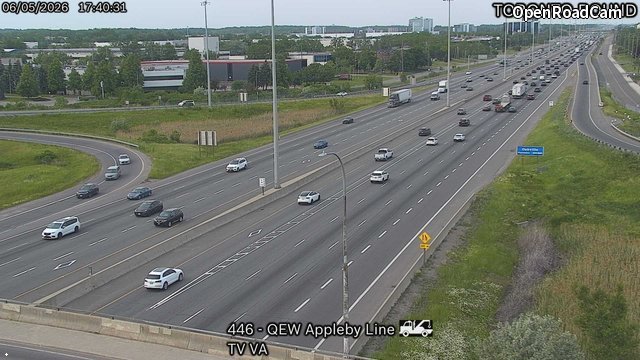 QEW near Appleby Line