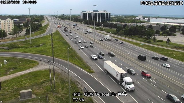 QEW near Burloak Drive