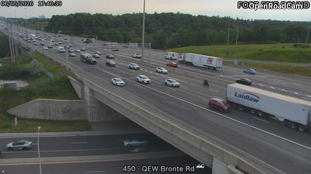 QEW near Bronte Road