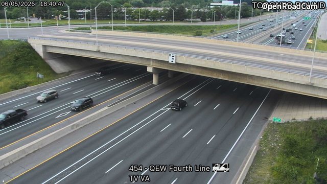 QEW near Fourth Line