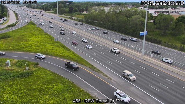 QEW near Dorval Drive