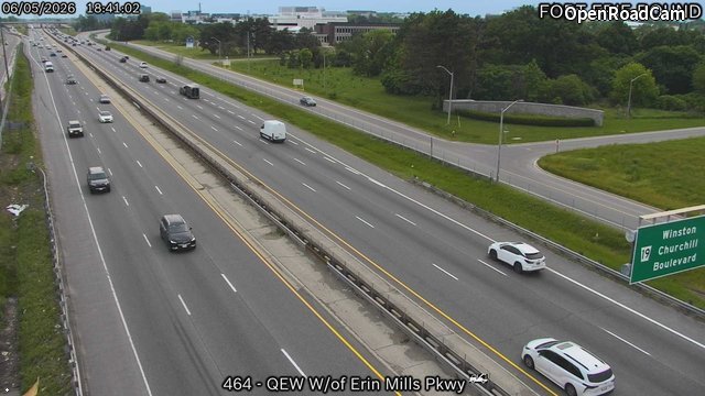 QEW West of Erin Mills Parkway