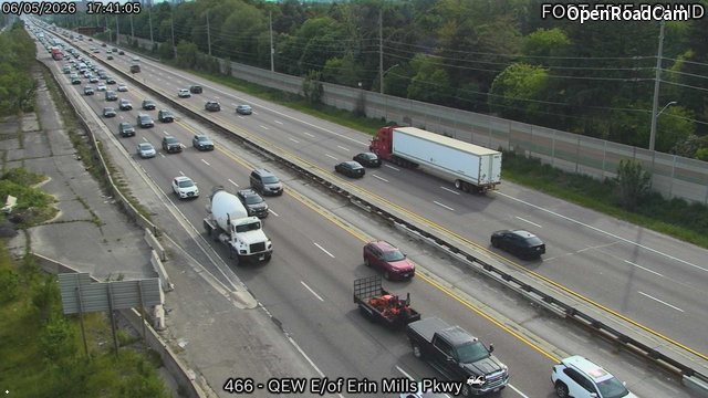 QEW East of Erin Mills Parkway