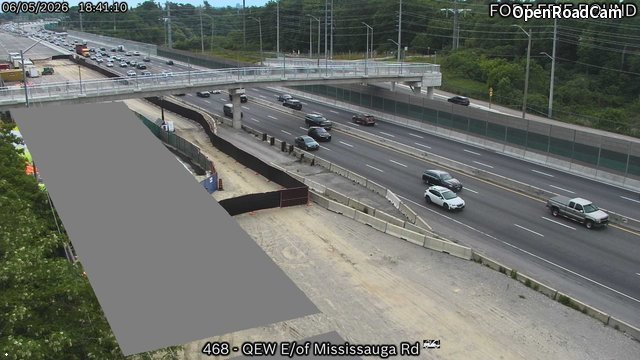 QEW East of Mississauga Road