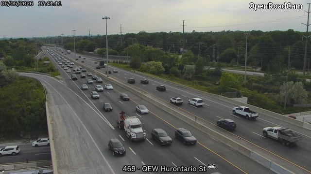 QEW near Hurontario Street