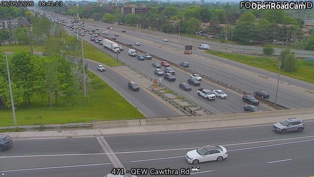 QEW near Cawthra Road