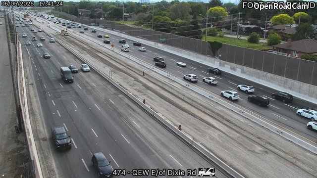 QEW East of Dixie Road