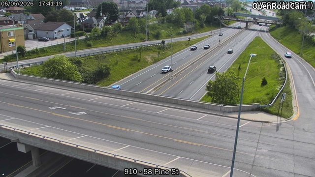 Highway 58 at Pine Street