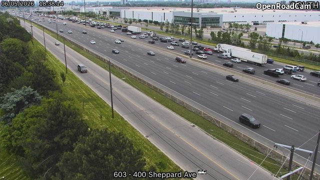 Highway 400 near Sheppard Avenue