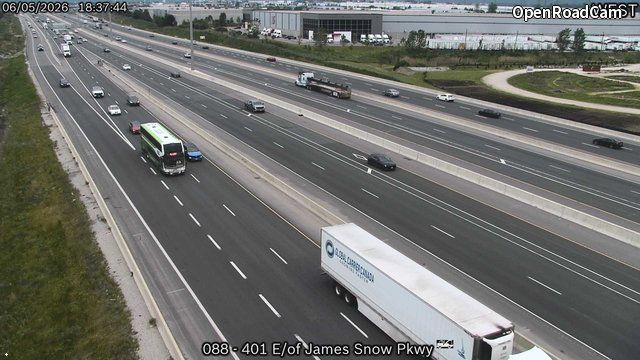 Highway 401 East of James Snow Parkway