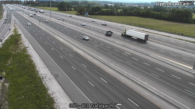 Highway 401 Near Trafalgar Road