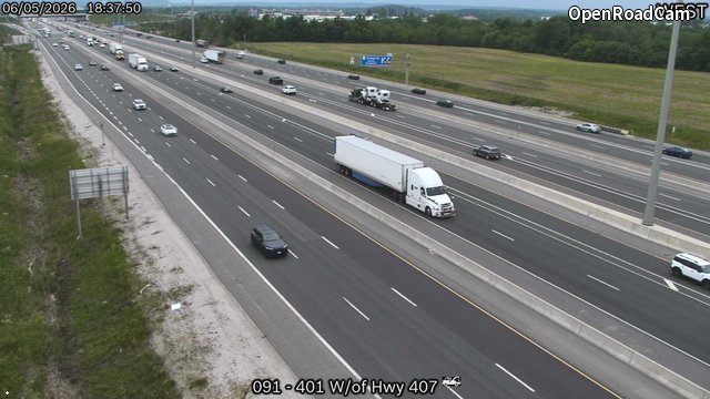 Highway 401 West of Highway 407 ETR