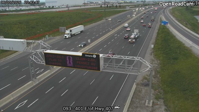 Highway 401 East of Highway 407 ETR