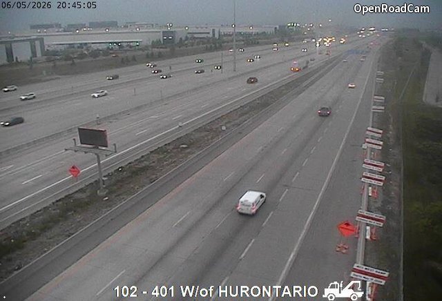 Highway 401 West of Hurontario Street
