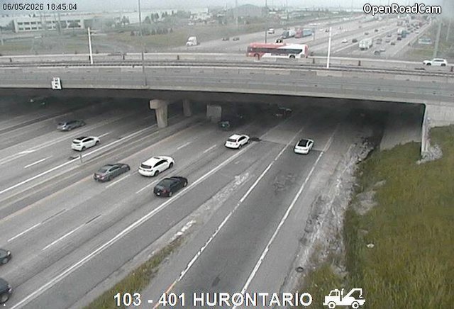 Highway 401 near Hurontario Street