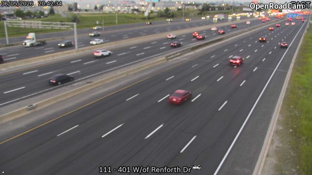 Highway 401 West of Renforth Drive
