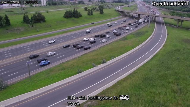 Highway 401 near Carlingview Drive