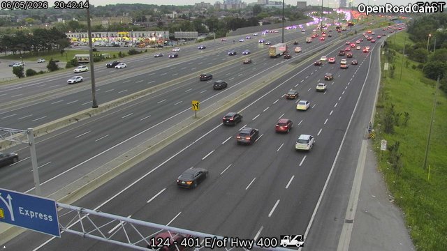 Highway 401 East of Highway 400