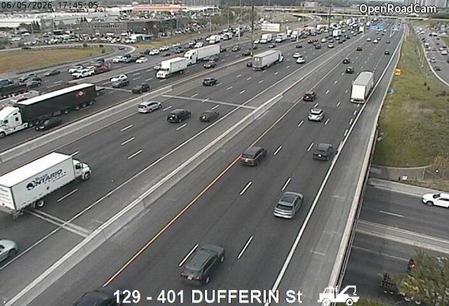Highway 401 near Dufferin Street