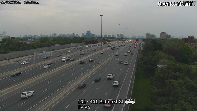 Highway 401 near Bathurst Street