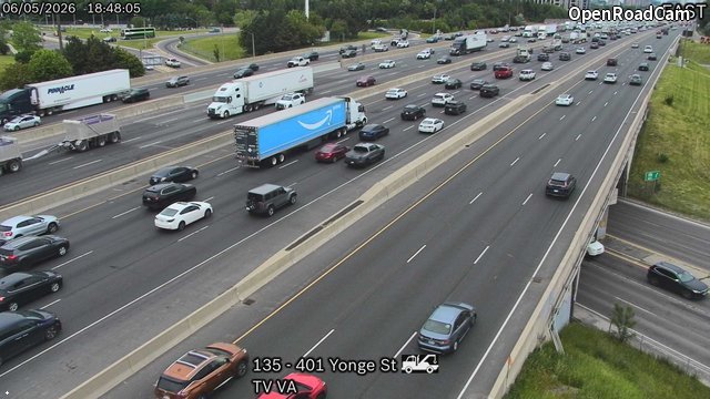 Highway 401 near Yonge Street