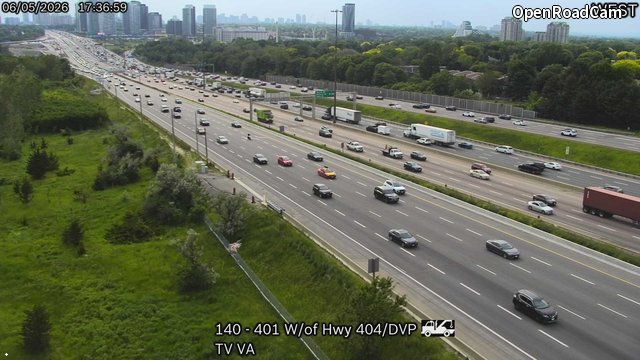 Highway 401 West of Highway 404/DVP