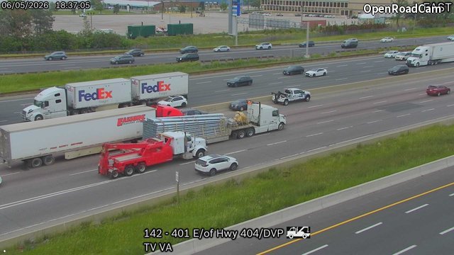 Highway 401 East of Don Valley Parkway