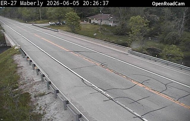 Highway 7 near Maberly Main Street