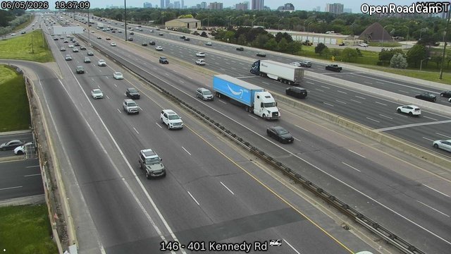 Highway 401 near Kennedy Road