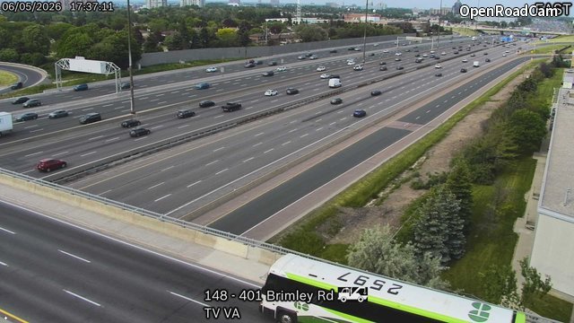 Highway 401 near Brimley Road