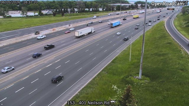 Highway 401 near Neilson Road