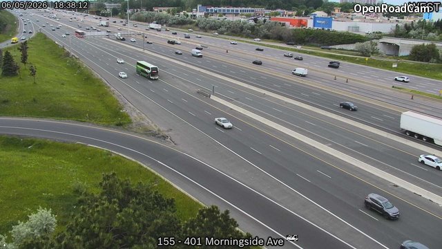 Highway 401 near Morningside Avenue