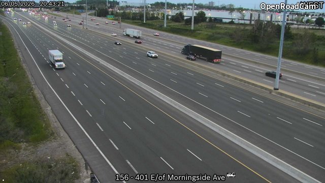 Highway 401 East of Morningside Avenue