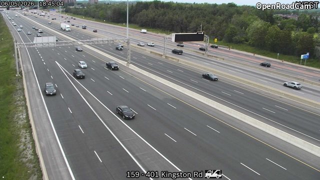 Highway 401 near Kingston Road