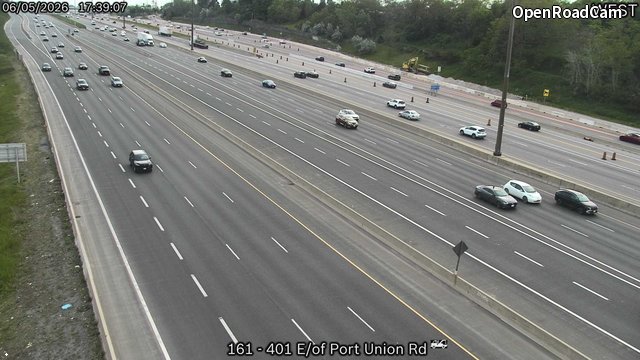 Highway 401 East of Port Union Road