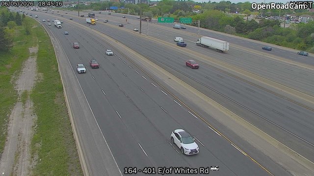 Highway 401 East of Whites Road